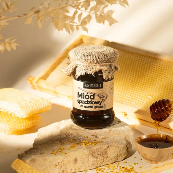 Naturalny Miód Spadziowy 400g - Łysoń