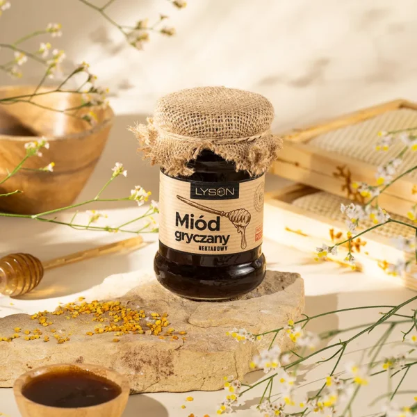 Naturalny Miód Gryczany 400g - Łysoń