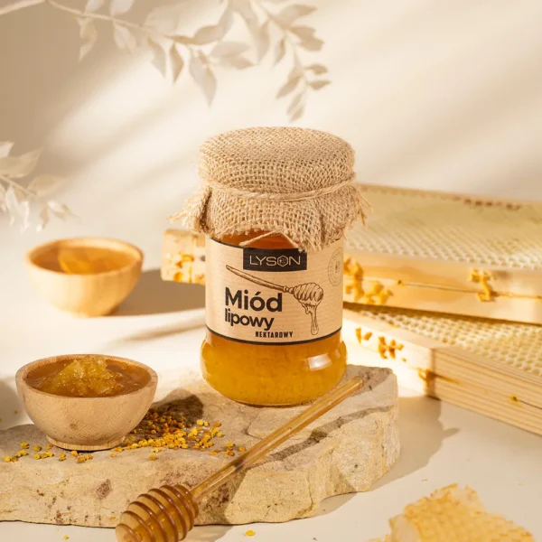Naturalny Miód Lipowy 400g - Łysoń